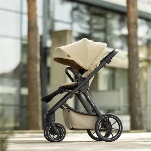 PETITEMARS Petite&Mars Icon Mocha Beige LITE RWS + Core Pro i-Size Black Grey + Báza