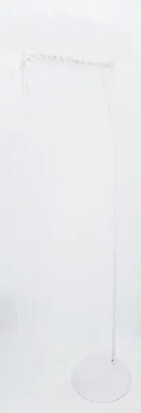 EKO Baldachýn nad postieľku priehľadný White 150x300 cm