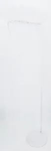 EKO Baldachýn nad postieľku priehľadný White 150x300 cm