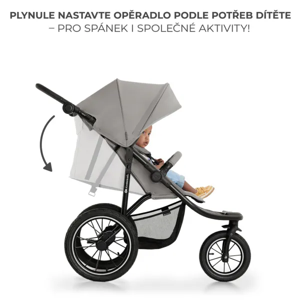 KINDERKRAFT Kočík športový Helsi2 Grey
