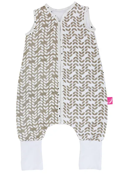 MOTHERHOOD Vak spací mušelínový s nohavicami Beige Classics 12-18m 0,5 tog