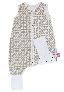 MOTHERHOOD Vak spací mušelínový s nohavicami Beige Classics 12-18m 0,5 tog