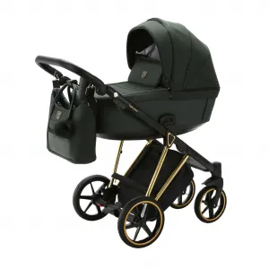 ADAMEX Kočík kombinovaný Belissa Special Edition Dark Green/Gold