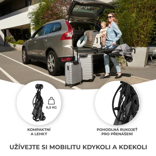 Golfový kočík Kinderkraft Tik Farba: Beige