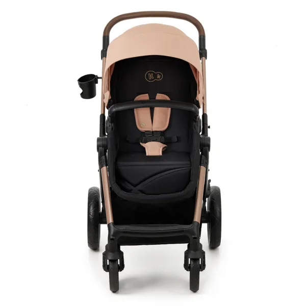 KINDERKRAFT - Kočík kombinovaný Moov 2 3v1 Sand Beige - penové kolesá