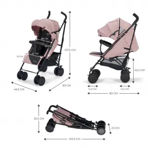 KINDERKRAFT Kočík športový Siesta Pink Princess