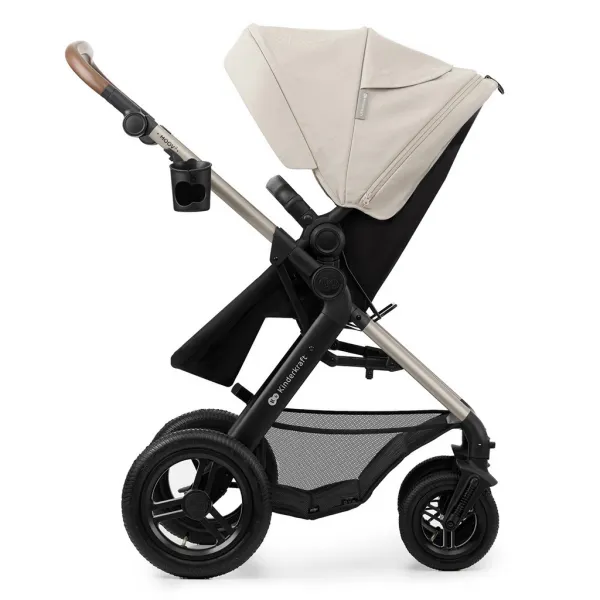 KINDERKRAFT - Kočík kombinovaný Moov 2 Air 3v1 Moonlight Grey