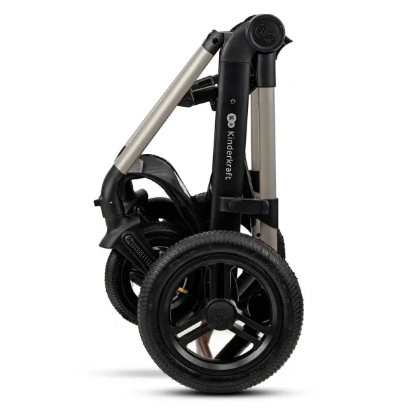 KINDERKRAFT - Kočík kombinovaný Moov 2 Air 3v1 Moonlight Grey