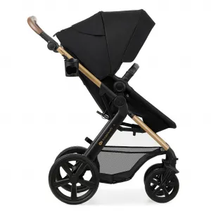 KINDERKRAFT - Kočík kombinovaný Moov 2 3v1 Pure Black - penové kolesá