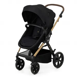 KINDERKRAFT - Kočík kombinovaný Moov 2 3v1 Pure Black - penové kolesá