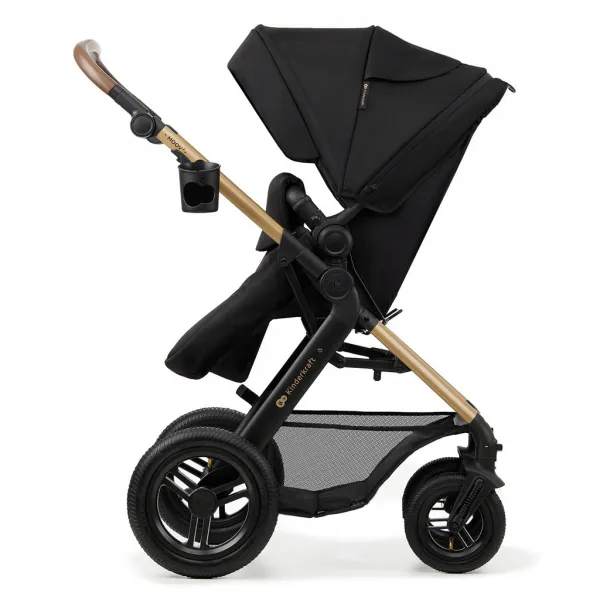 KINDERKRAFT - Kočík kombinovaný Moov 2 Air 3v1 Pure Black