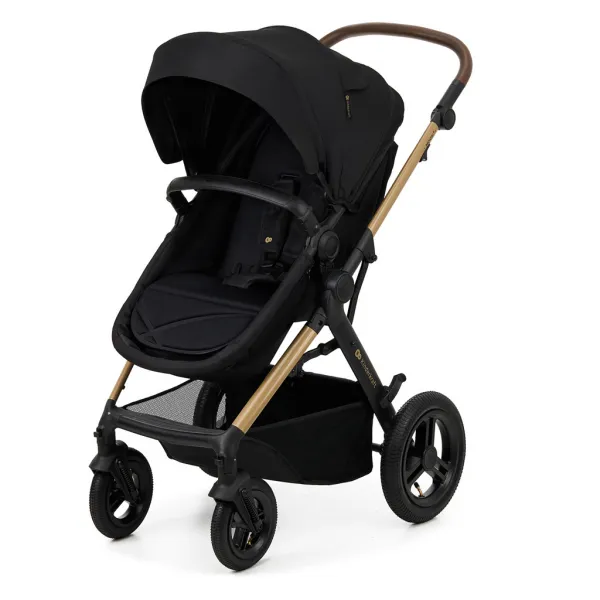 KINDERKRAFT - Kočík kombinovaný Moov 2 Air 3v1 Pure Black