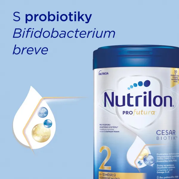 NUTRILON® Mlieko následné Profutura® CESARBIOTIK™ 2 od uk. 6. mesiaca 4x800 g