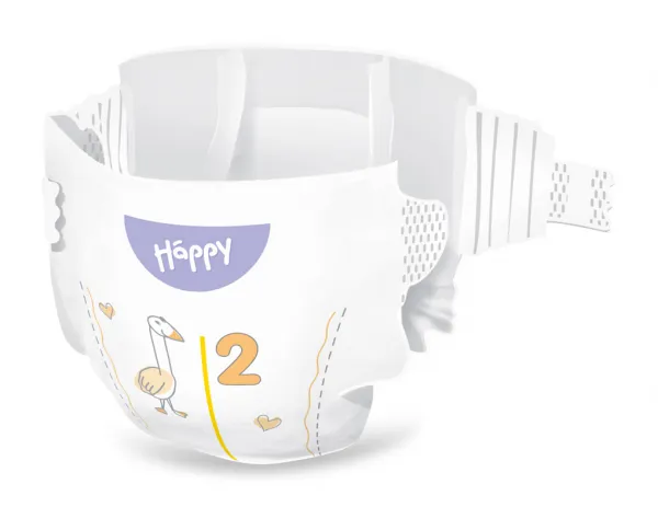 BELLA Baby Happy Soft&Delicate Size 2 Mini jednorazové plienky 3-6 kg 78 ks