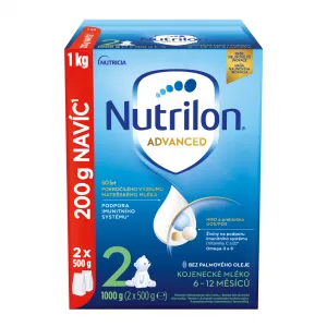NUTRILON Mlieko dojčenské následné 2 Advanced od uk. 6. mesiaca 3x1000 g