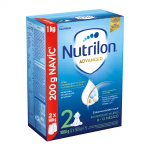 NUTRILON Mlieko dojčenské následné 2 Advanced od uk. 6. mesiaca 3x1000 g