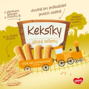 Hami Keksíky od ukonč. 6. mesiaca 180 g,HAMI Keksíky 180g