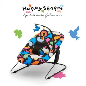 KINDERKRAFT - Hojdacie lehátko Calmee Happy Shapes 0m+, do 9kg