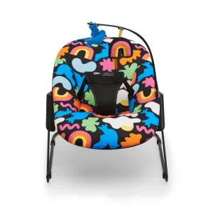 KINDERKRAFT - Hojdacie lehátko Calmee Happy Shapes 0m+, do 9kg