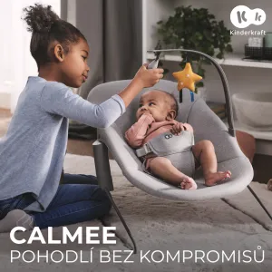 KINDERKRAFT - Hojdacie lehátko Calmee Happy Shapes 0m+, do 9kg