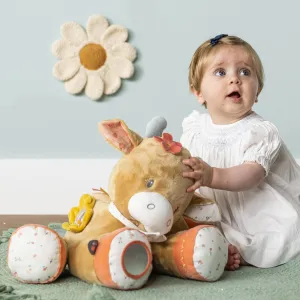 NATTOU Kravička plyšová Mila so 6 aktivitami 45cm Mila, Zoe & Lana