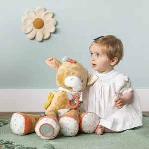 NATTOU Kravička plyšová Mila so 6 aktivitami 45cm Mila, Zoe & Lana