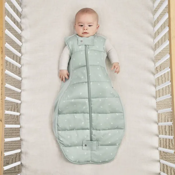 ERGOPOUCH - Vak na spanie organická bavlna Sheeting Sage 8-24 m, 8-14 kg, 2,5 tog