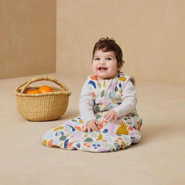 ERGOPOUCH - Vak na spanie organická bavlna Jersey Fruit Salad 3-12 m, 6-10 kg, 2,5 tog