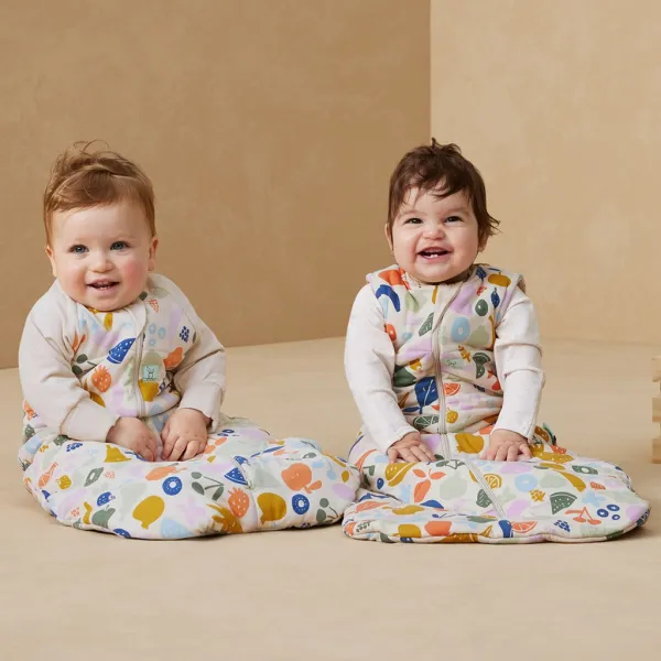 ERGOPOUCH - Vak na spanie organická bavlna Jersey Fruit Salad 3-12 m, 6-10 kg, 2,5 tog