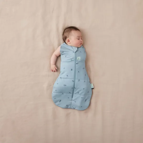 ERGOPOUCH Zavinovačka a vak na spaní 2v1 Cocoon Dragonflies 3-6 m, 6-8 kg, 2,5 tog