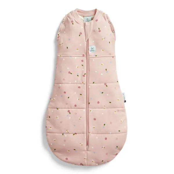 ERGOPOUCH - Zavinovačka a vak na spanie 2v1 Cocoon Daisies 3-6 m, 6-8 kg, 2,5 tog