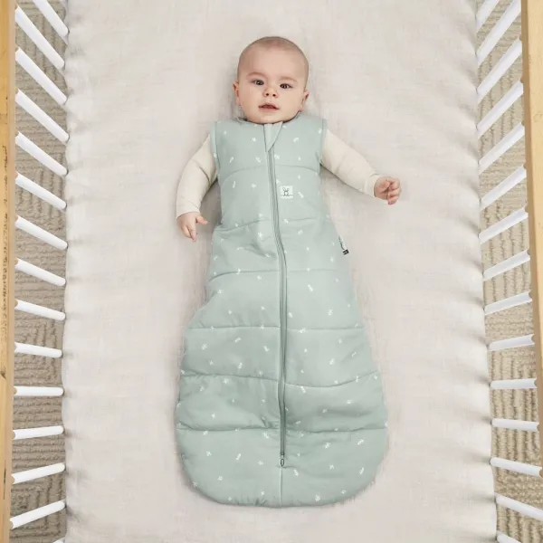 ERGOPOUCH - Vak na spanie organická bavlna Jersey Sage 3-12 m, 6-10 kg, 2,5 tog
