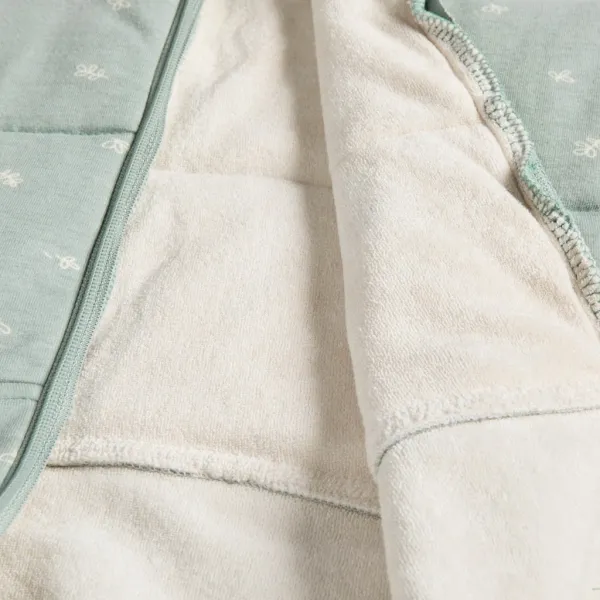 ERGOPOUCH - Vak na spanie organická bavlna Jersey Sage 3-12 m, 6-10 kg, 2,5 tog