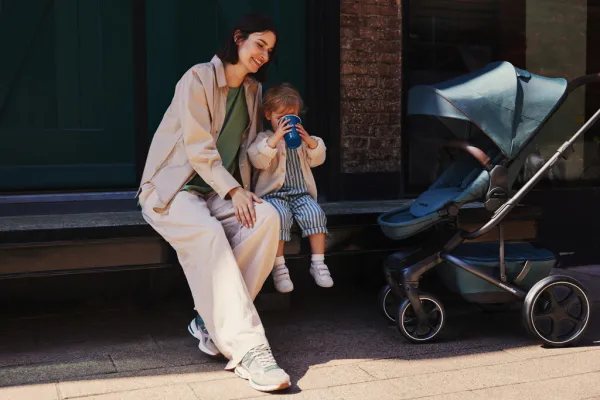 EASYWALKER Kočík kombinovaný Harvey⁵ Premium 2v1 Jade Green LITE RWS