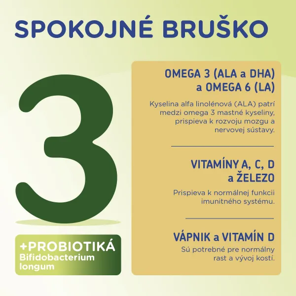 SUNAR Sensitive 3 Mlieko batoľacie 500 g, 12m+