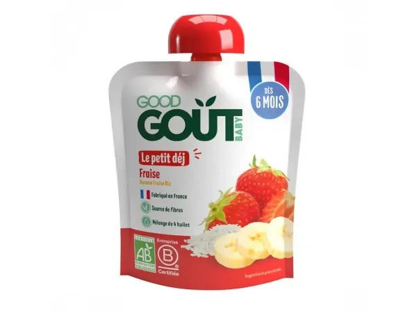 Good Gout Bio Jahodová snídaně 70 g,GOOD GOUT BIO Jahodové raňajky 70 g