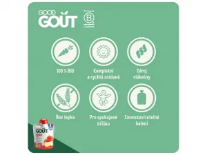 Good Gout Bio Jahodová snídaně 70 g,GOOD GOUT BIO Jahodové raňajky 70 g
