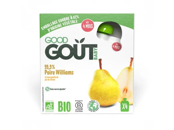 Good Gout Bio Hruška 4 x 85 g,4x GOOD GOUT BIO Hruška 85 g