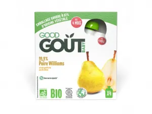 Good Gout Bio Hruška 4 x 85 g,4x GOOD GOUT BIO Hruška 85 g