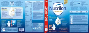 NUTRILON Mlieko batoľacie 5 Advanced od 35. mesiaca 3x1000 g
