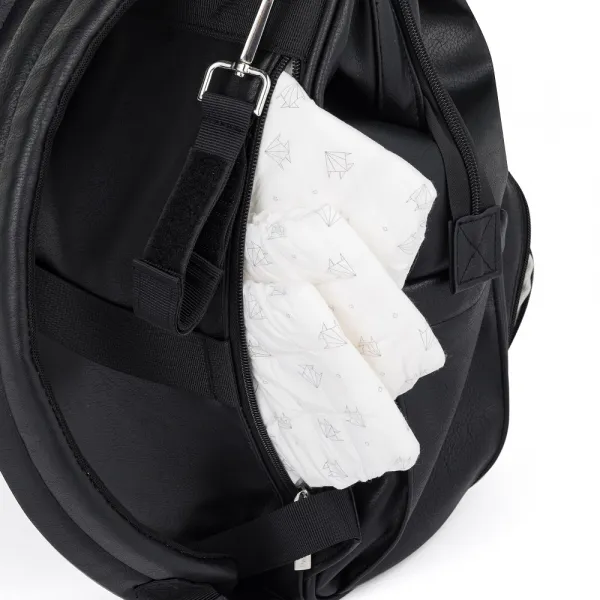PETITE&MARS - Batoh prebaľovací na kočík Jasper Absolute Black