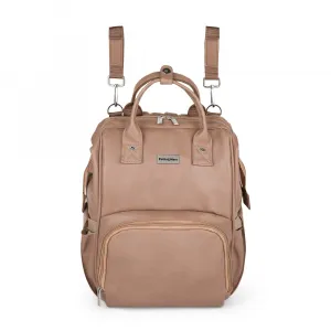PETITE&MARS - Batoh prebaľovací na kočík Jasper Camel Beige