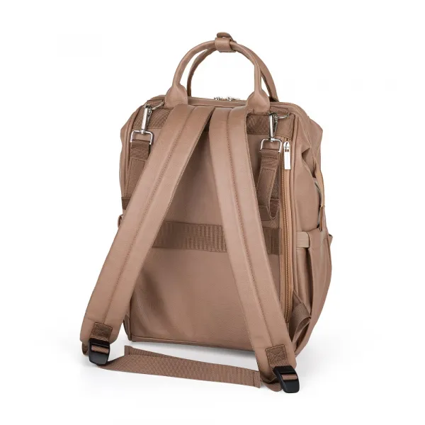 PETITE&MARS - Batoh prebaľovací na kočík Jasper Camel Beige