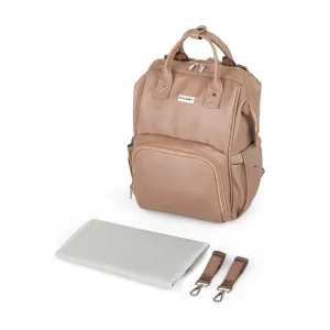 PETITE&MARS - Batoh prebaľovací na kočík Jasper Camel Beige