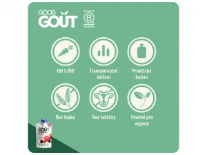 Good Gout Bio jablko 10 x 120 g,GOOD GOUT BIO Jablko a figy 120 g