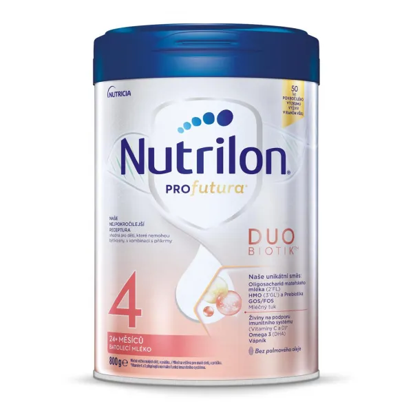 NUTRILON® Mlieko batoľacie Profutura® DUOBIOTIK™ 4 od uk. 24. mesiaca 4x800 g