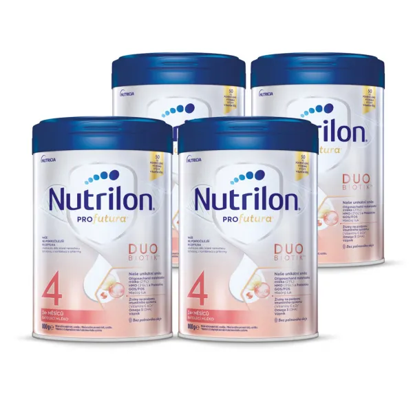 NUTRILON® Mlieko batoľacie Profutura® DUOBIOTIK™ 4 od uk. 24. mesiaca 4x800 g