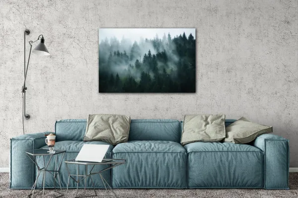 Impresi Obraz Les v hmle - 60 x 40 cm