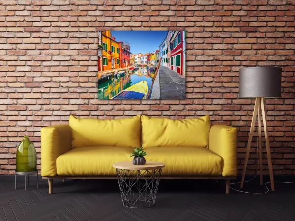 Impresi Obraz Farebné Benátky - 90 x 70 cm