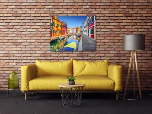 Impresi Obraz Farebné Benátky - 90 x 70 cm